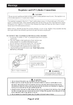 Preview for 6 page of Outdoor Gourmet 157872 Assembly Instructions & User Manual