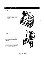 Preview for 13 page of Outdoor Gourmet 157872 Assembly Instructions & User Manual