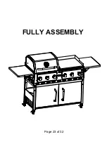 Предварительный просмотр 23 страницы Outdoor Gourmet 157872 Assembly Instructions & User Manual