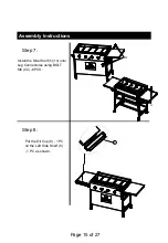 Preview for 15 page of Outdoor Gourmet 157969 Assembly Instructions & User Manual