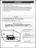 Preview for 6 page of Outdoor Gourmet 158686 Assembly Instructions & User Manual