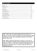 Preview for 2 page of Outdoor Gourmet 166765 Assembly Instructions & User Manual