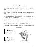 Предварительный просмотр 5 страницы Outdoor Gourmet BQ04022 User Manual