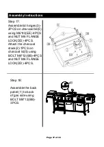 Предварительный просмотр 17 страницы Outdoor Gourmet FSODBG1205 User Manual