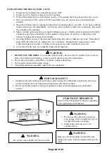 Предварительный просмотр 26 страницы Outdoor Gourmet FSODBG1205 User Manual