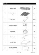 Предварительный просмотр 10 страницы Outdoor Gourmet FSOGBG1106 Assembly Instructions & User Manual