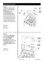 Предварительный просмотр 20 страницы Outdoor Gourmet FSOGBG1106 Assembly Instructions & User Manual