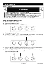 Предварительный просмотр 27 страницы Outdoor Gourmet FSOGBG1106 Assembly Instructions & User Manual