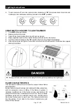 Предварительный просмотр 28 страницы Outdoor Gourmet FSOGBG1106 Assembly Instructions & User Manual