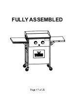 Preview for 17 page of Outdoor Gourmet FSOGBG1207 Assembly Instructions And User'S Manual