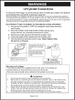 Preview for 7 page of Outdoor Gourmet FSOGBG4302 Assembly Instructions & User Manual