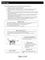 Preview for 7 page of Outdoor Gourmet Triton FSOGBG2200 Assembly Instructions & User Manual