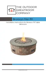 Outdoor GreatRoom Company BRON52-K Installation Instructions Manual preview