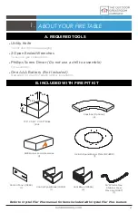 Предварительный просмотр 3 страницы Outdoor GreatRoom Company BRON52-K Installation Instructions Manual