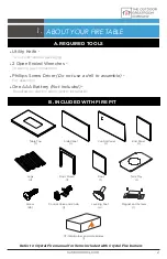 Предварительный просмотр 3 страницы Outdoor GreatRoom Company CAD-1224 Installation Instructions Manual