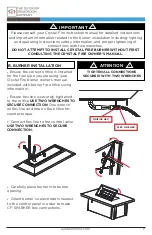 Предварительный просмотр 10 страницы Outdoor GreatRoom Company CAD-1224 Installation Instructions Manual