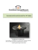 Outdoor GreatRoom Company CM-48-DIN-K Installation Instructions Manual предпросмотр