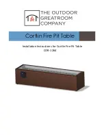 Outdoor GreatRoom Company COR-1264 Installation Instructions Manual preview