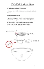 Предварительный просмотр 9 страницы Outdoor GreatRoom Company Cove CV-30MM Installation Instructions Manual