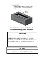 Preview for 7 page of Outdoor GreatRoom Company CV-1242 Installation Instructions Manual