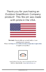 Preview for 12 page of Outdoor GreatRoom Company Denali DENBR-1242 Installation Instructions Manual