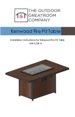 Предварительный просмотр 1 страницы Outdoor GreatRoom Company Kenwood KW-1224-19-K Installation Instructions Manual