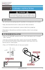 Preview for 4 page of Outdoor GreatRoom Company Kinney KN-1224 Installation Instructions Manual