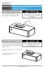 Предварительный просмотр 8 страницы Outdoor GreatRoom Company Kinney KN-1224 Installation Instructions Manual