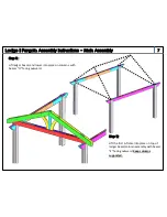 Preview for 9 page of Outdoor GreatRoom Company Lodge II Pergola Manual And Installation Instructions