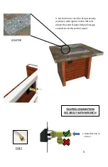 Предварительный просмотр 5 страницы Outdoor GreatRoom Company Marquee Fire Pit Table Installation Instructions Manual