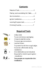 Предварительный просмотр 2 страницы Outdoor GreatRoom Company PR-1242-K Installation Instructions Manual