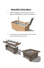 Предварительный просмотр 3 страницы Outdoor GreatRoom Company PR-1242-K Installation Instructions Manual