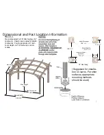 Preview for 7 page of Outdoor GreatRoom Company Sonoma 12 Pergola Manual And Installation Instructions