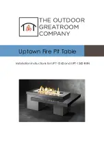 Предварительный просмотр 1 страницы Outdoor GreatRoom Company UPT-1242 Installation Instructions Manual