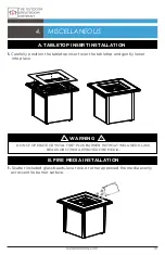 Предварительный просмотр 11 страницы Outdoor GreatRoom Company Vaughn VGHN-GR-K Installation Instructions Manual