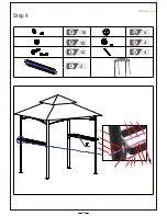 Предварительный просмотр 7 страницы Outdoor Home SKY110616 Assembly Instructions Manual