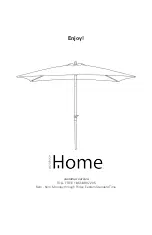 Предварительный просмотр 7 страницы Outdoor Home UMB-879860 Assembly & Care Instructions