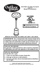 Preview for 13 page of Outdoor Leisure SPC-54P Owner'S Manual