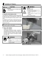 Preview for 12 page of Outdoor Lifestyles MONTANA MONTANA-36 Owner'S Manual