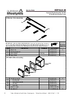 Предварительный просмотр 20 страницы Outdoor Lifestyles ODPALG-48 Owner'S Manual