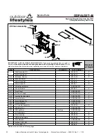 Предварительный просмотр 22 страницы Outdoor Lifestyles ODPALG-48 Owner'S Manual