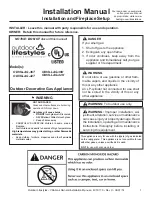 Preview for 1 page of Outdoor Lifestyles ODVILLAG-36H Installation Manual