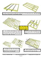 Preview for 6 page of Outdoor living today 12x8 Cabana Assembly Manual