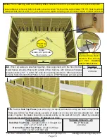 Preview for 15 page of Outdoor living today 12x8 Cabana Assembly Manual