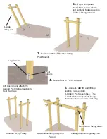 Предварительный просмотр 4 страницы Outdoor living today 5' X 11' Breeze Walkway Assembly Manual