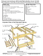 Предварительный просмотр 2 страницы Outdoor living today 6X6 Elevated Platform/Sandbox Assembly Manual