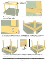 Предварительный просмотр 6 страницы Outdoor living today 6X6 Elevated Platform/Sandbox Assembly Manual