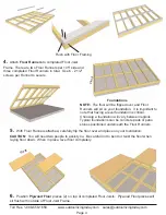 Предварительный просмотр 4 страницы Outdoor living today 6x9 Sunflower Playhouse Assembly Manual