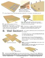 Предварительный просмотр 5 страницы Outdoor living today 6x9 Sunflower Playhouse Assembly Manual