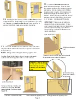 Предварительный просмотр 6 страницы Outdoor living today 6x9 Sunflower Playhouse Assembly Manual